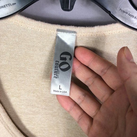 Go Couture Assymetrical Leopard Heart Swing Sweater Size Large - Picture 6 of 8